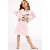 Cornette Dievčenská nočná košeľa 258/196 Bears 2 Svetloružová 146-152