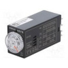 Časové relé 0,1s÷10min DPDT 250VAC/5A Unap 24VAC patice IP40