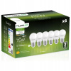 6x LED žiarovka E27 Guľôčka 10W = 75W 1100lm 4000K Neutrálna CCD 180° LUMILED