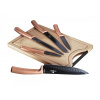 Berlingerhaus Sada nožů s nepřilnavým povrchem + prkénko 6 ks Rosegold Metallic Line BH-2575