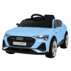 Ramiz Audi E-Tron Sportback pre deti Modrá + Pilot + pohon 4x4 + pomalý štart + rádio MP3 + LED