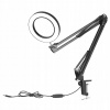 Kozmetická lampa - Stolová kozmetická lampa 0 W (Lampa s lupičom pomocou luku USB pripevneného k stolu)