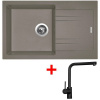 Sinks LINEA 780 Truffle + Elka čierna matná