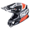 Moto prilba SCORPION VX-16 EVO AIR ANALOG čierno/červená - Veľkosť XL