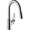 Hansgrohe Focus M42 kuchynská batéria stojánková chrómová 71821000