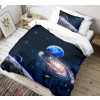 Kvalitex 3D obliečky Vesmír Varianta: 1+1, 140x200, 70x90cm