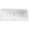Santech BEVEL obdĺžniková masážna vaňa 180x80 cm,relaxa 200+chromoterapia Zadarmo R200BEV180-OB