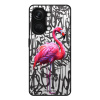 Lesklé pouzdro iSaprio pro OnePlus Nord 3 5G - Flamingo Graffiti (Lesklé pouzdro, kryt, obal iSaprio Exclusive na mobil OnePlus Nord 3 5G s motivem Flamingo Graffiti - elegantní skleněný vzhled, skvěl