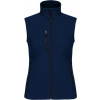 Kariban | K404, Dámska 3-vrstvá softhellová vesta, modrá navy, XXL