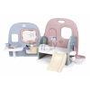Domček pre bábiku s 5 hernými zónami Baby Care Childcare Center Smoby skladací a prenosný so 6 doplnkami