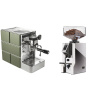 Stone Espresso Mine Green + Eureka Mignon Specialita Compatto, CR chrome