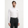 Košeľa Karl Lagerfeld pánska, biela farba, regular, s golierom button-down, 552671.605911 L