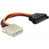 Kábel OEM SATA M na Molex F 0,15m