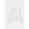 United Colors of Benetton detský kardigán s bavlnou 19DKC500Z.G.Stagionale biela 140