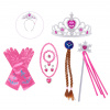 Anna Frozen Veľká sada doplnkov s vrkôčikom a šperkami 9v1