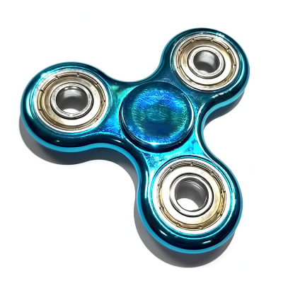 Fidget Spinner kov modrý