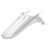 POLIS PLASTIC REAR FENDER, WHT/WHT