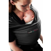Baby šatka Je Porte Mon Bébé Black/Black (elastické baby šatky JPMBB Original)