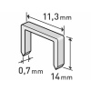 Spony 14mm, 11,3x0,52x0,70mm, 1000ks, Extol Premium 8852505