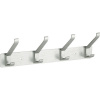 Vešiaková lišta 4 háky 295 mm aluminum