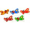 DEKORÁCIA NA STENU MOTYL 8,5cm (balenie 10ks)