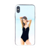 AppleMix Kryt pre Apple iPhone Xs Max - gumový - tekutý piesok - sexy Barbara