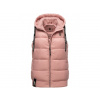 Navahoo KASSIDY dámska vesta s kapucňou, powder rose - M