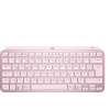 Logitech MX Keys Mini - bezdrôtová podsvietená klávesnica, US - ružová 920-010500