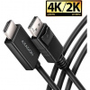 AXAGON RVD-HI20C2, DisplayPort -> HDMI 2.0b redukce / kabel 1.8m, 4K/60Hz