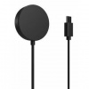 Nabíjací kábel Fixed nabíjací USB-C kábel pre hodinky Samsung Galaxy Watch, čierny FIXDW-780