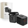 TECH-PROTECT TA200 TRAVEL ADAPTER EU / UK / US / AU Čierny