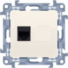 Kontakt-Simon Počítačová zásuvka Simon 10 single RJ45 kat. 5e krémová (C51.01/41)