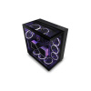 NZXT case H9 Elite Dual-chambers ATX / 3xRGB 120 mm / 1x 120mm fan / prosklená / RGB&fan controler / black CM-H91EB-01