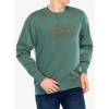 Mikina bez kapucne The North Face Drew Peak Light Crew - duck green/latte