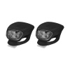 Svetlá set LONGUS SIFE 2+2LED 2F čierne