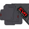 Gumové stierače do auta EVA ETERNITY DEEP MATS - ČIERNE s ROMBAMI