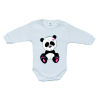 Dětské body dlouhý rukáv Gama roztomilá panda velikost 62 (Kojenecké body Gama panda vel.62)
