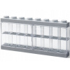 LEGO® Zberateľský box pre 16 minifigúrok sivý