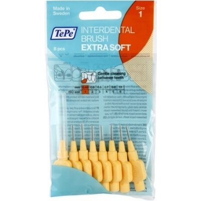 TePe Extra Soft medzizubné kefky 0,45 mm 8 ks