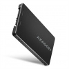 AXAGON RSS-M2B, SATA - M.2 SATA SSD, interní 2.5'' ALU box, černý Axagon