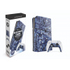 Kryt na hernú konzolu Maxx Tech PS5 Slim Faceplates Kit - Blue Wave (5055957705374)
