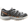 Detská Nízká obuv SALOMON XA PRO V8 J MONUMENT/MOCHA MOUSSE L41762200 – Sivá