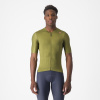 CASTELLI ESPRESSO JERSEY Pánský Sage/Electric Lime pohodlný cyklistický dres Velikost XXL