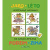 JARO, LÉTO, PODZIM, ZIMA - Kniha samolep - Iva Nováková, Helena Zmatlíková