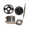 Termostat pre kotol s gombíkom 30-120°C 16A/2,5A 250V L=1000mm, univerzálny