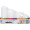 bolsius Sviečky Pillar Advent 48 mm x 60/80/100/120 mm, biele