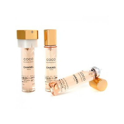 Chanel Coco Mademoiselle, Parfumovaná voda 3x20ml - Náplň s rozprašovačom - Tester pre ženy