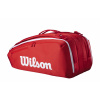 Tenisová taška Wilson Super Tour 15 PK 2025 - Červený