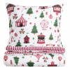 Vianočné posteľné obliečky z mikrovlákna VIANOČNÝ CIRKUS Veľkosť: 200x220, 2vankúše 70x80