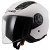 Moto helma LS2 OF616 Airflow II Solid na skútr bílá